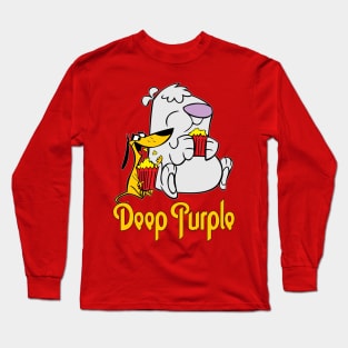 Dog purple Long Sleeve T-Shirt